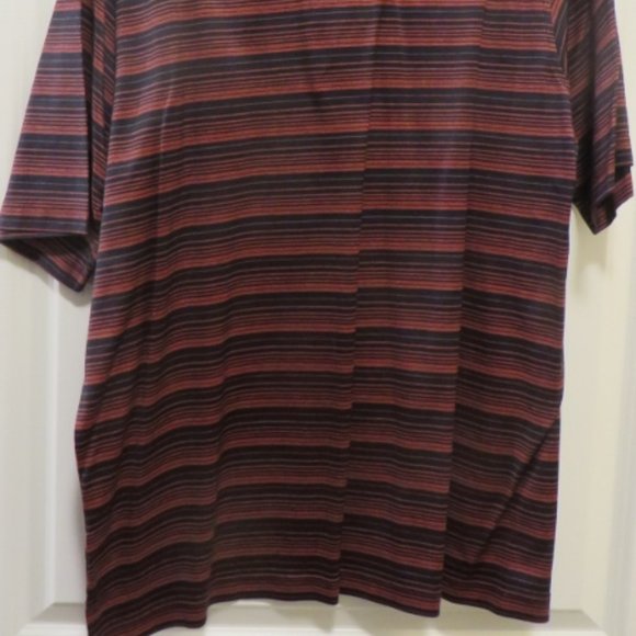 Multi-Color / Striped Golf Shirt - Carnoustie - Mercerized Cotton - Medium - Picture 5 of 8